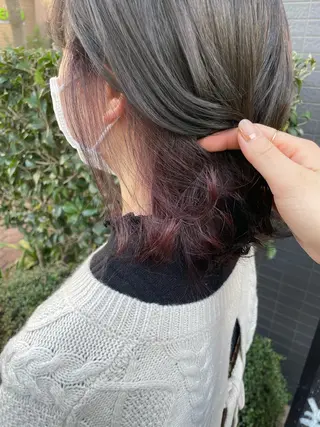 ミディアム 韓国風ヘア♡ runaのヘアスタイル