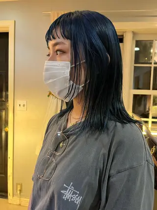 ミディアム カラー NOUN所属・eri kinjoのヘアスタイル