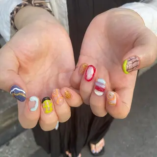 ネイル ゆびノさき茨木店 ニュアンス/アートのネイルデザイン