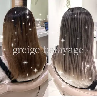 セミロング カラー 大宮/バレイヤージュ 髪質改善/澤田隆誠のヘアスタイル