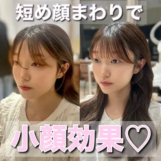 🎀大竹美侑／顔まわ りカット／レイヤーのヘアスタイル
