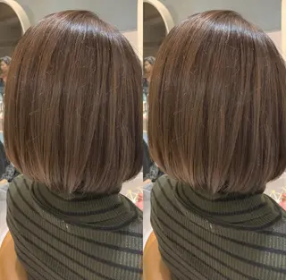 ショート カラー パーマ ヘアアレンジ 韓国ヘア/髪質改善 /Harunaのヘアスタイル