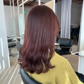 セミロング カラー la fith hair too.所属・la fith hinaのヘアスタイル