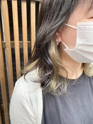 ミディアム カラー 🌈8月末までシャ イン輝きハイトーン✨のヘアスタイル