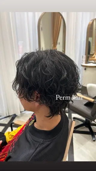 パーマ ゆうき／AVEDA 西大寺店のヘアスタイル