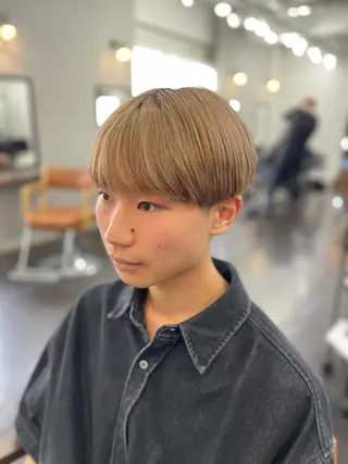 カラー メンズ 艶・暖色カラー/ メンズ/名駅/ユキハのヘアスタイル