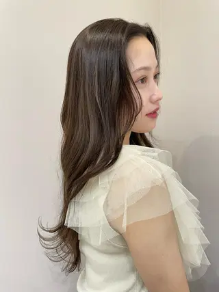 ロング カラー 🍑韓国girly Saaya🍑🪄のヘアスタイル