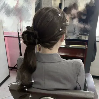 ロング OZ梅田♡ ゆはなブリーチのヘアスタイル