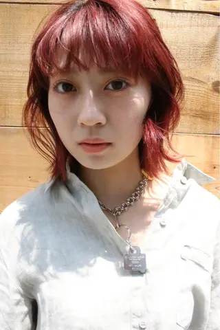 ミディアム カラー myu 🐈‍⬛のヘアスタイル