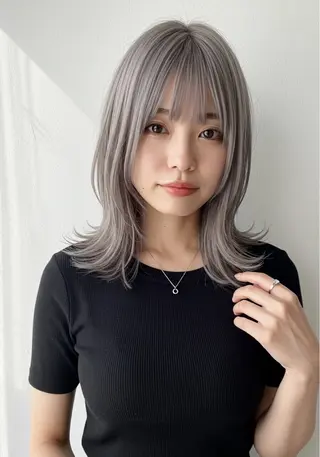 ミディアム 🌷 りん𓂃🫧‪のヘアスタイル