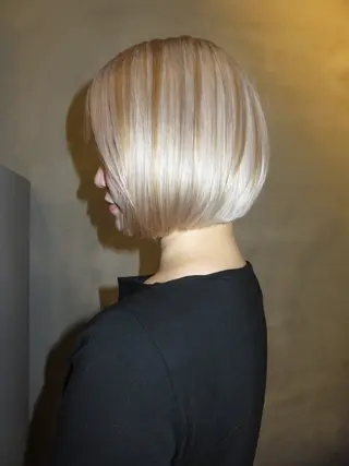 ミディアム ホナミ /ボブカットモデルのヘアスタイル