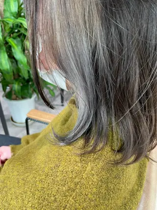 ミディアム 大久保 優香のヘアスタイル