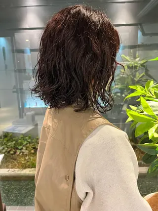 ミディアム カラー パーマ nambu-GARDEN所属・高橋 美波のヘアスタイル
