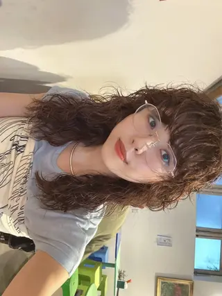 セミロング ボブカットモデル/パ ーマ/harunaのヘアスタイル