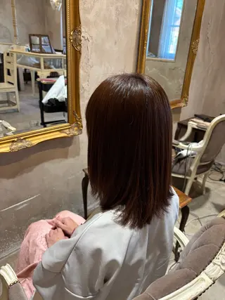 ミディアム パーマ chouchou所属・中垣 茉百奈のヘアスタイル
