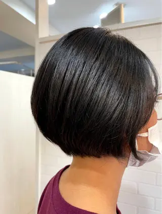 ショート パーマ LIBRE 早坂彩子のヘアスタイル