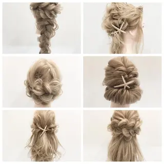 ヘアアレンジ 縮毛矯正/髪質改善 /ブリーチ/東陽町✨のヘアスタイル