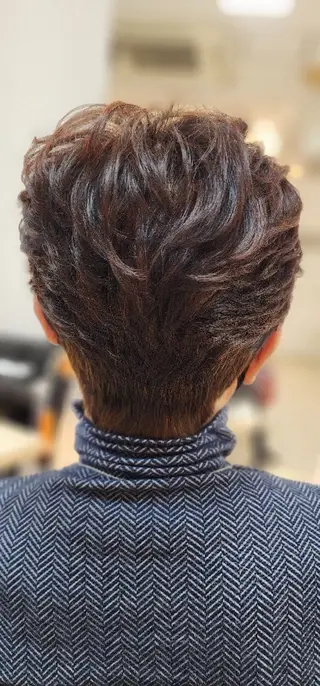 ショート カラー パーマ hairmake Juinのヘアスタイル