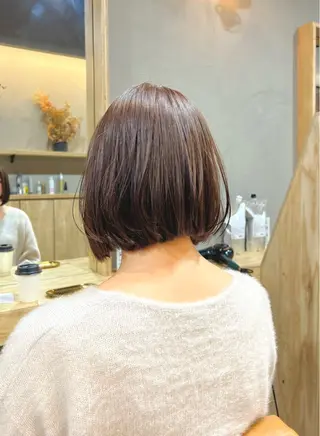 ショート カラー 神戸ボブ✂️ ioe三宮/田 伸佳のヘアスタイル