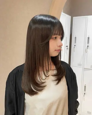 ロング 似合わせ/ベージュ /レイヤー/りほ🤍のヘアスタイル