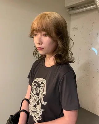 カラー ハッシュカット/ MAYAのヘアスタイル