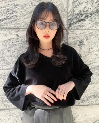 ミディアム カラー suvvy hairsalonのヘアスタイル