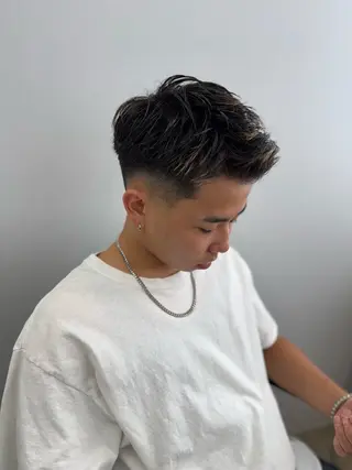 メンズ leo/ロング／ レイヤーカット⛈️のヘアスタイル