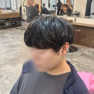 ショート メンズ カットカラーパーマ モデル🫧ﾐﾕｳ🫧の眉毛・アイブロウイメージ