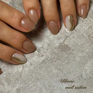 ショート Blanc ブランのネイルデザイン