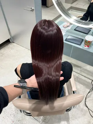 ミディアム カラー ✨髪質改善 縮毛矯正 艶髪 立川 コウキ✨のヘアスタイル