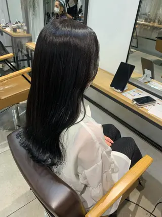 ロング カラー REINA☁️透明感 カラー/ぷつっと♡のヘアスタイル