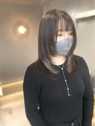 ミディアム 23°NADAUN所属・岐阜1番韓国ヘア/ 星羅/23°のヘアスタイル