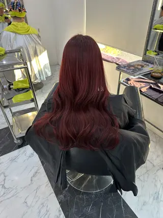 ロング カラー DEAN岡崎所属・DEAN AYAのヘアスタイル