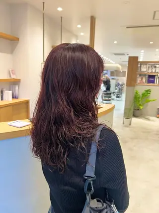 ミディアム パーマ/名古屋パーマ / コデラ ナナホのヘアスタイル