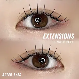 マツエク・マツパ ALTER EYES wakigawa☁️のマツエク・マツパデザイン