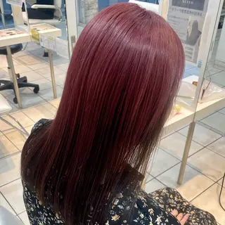 ミディアム カラー ブリーチ/ヘアセット 【𝙍𝙞𝙣𝙤】のヘアスタイル