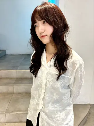 ロング カラー Kureha/ネイル トレンドヘアのヘアスタイル