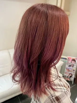 ミディアム チーフデザイナー 木部のヘアスタイル