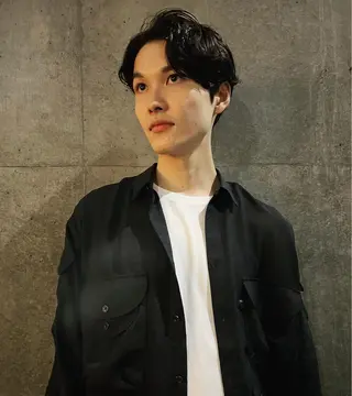 ミディアム メンズ メンズスタイリスト リュウジのヘアスタイル