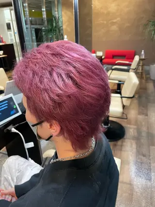 ミディアム カラー メンズ STYLE皆実店所属・黒岩 宏希のヘアスタイル