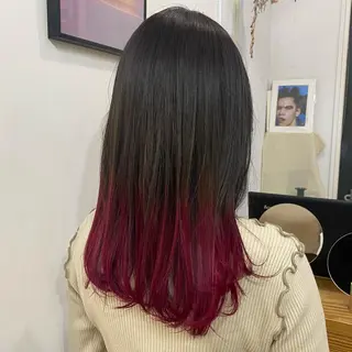 ミディアム カラー 🪭risa 暖色/レイヤー🪭のヘアスタイル