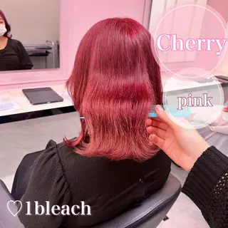 ミディアム カラー ヘアアレンジ 💕上野美容師☁ ブリーチ💖サワのヘアスタイル