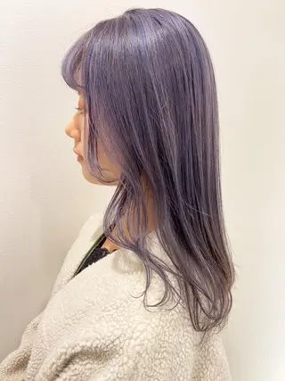 ロング カラー ヘアアレンジ レイヤーカット指名 No.1💖マユカのヘアスタイル