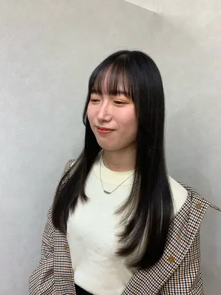 ロング 福永 ちひろのヘアスタイル