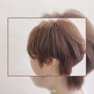 ショート カラー 💫髪質改善矯正 MIHO💫のヘアスタイル