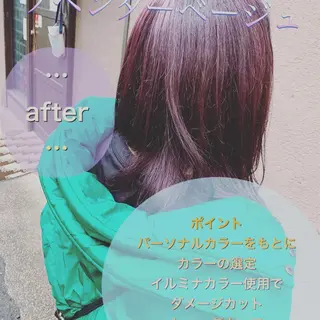 セミロング ヘアアレンジ 【メンズモデル募集】 Bassa所沢のヘアスタイル