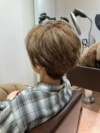 ショート カラー ふるた/四日市/ 大人女性/ショートのヘアスタイル