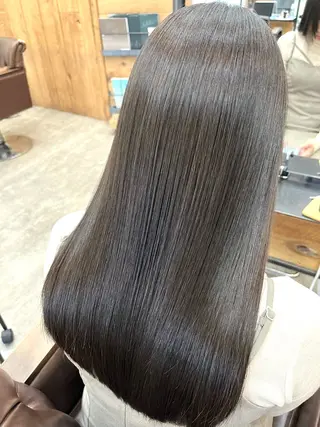 セミロング 艶髪矯正/髪質改善 カイトのヘアスタイル