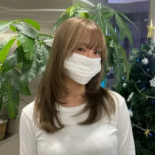 カラー クルミ/ 💕ワンホンネイルのネイルデザイン