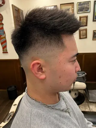 ショート メンズ 大久保 竣太のヘアスタイル